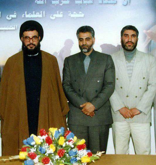 عکس سردار سلیمانی و رئیسی و سید حسن نصرالله