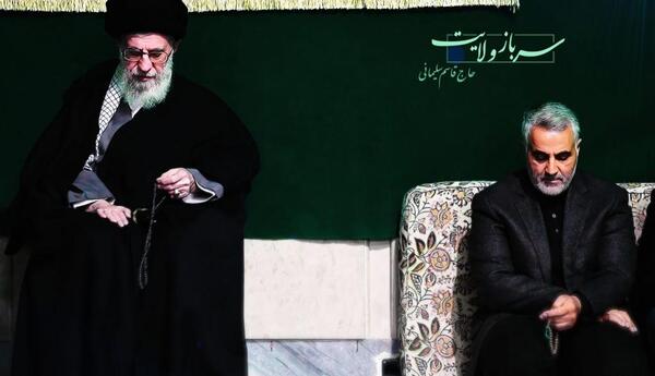 عکس پروفایل خامنه ای و سردار سلیمانی