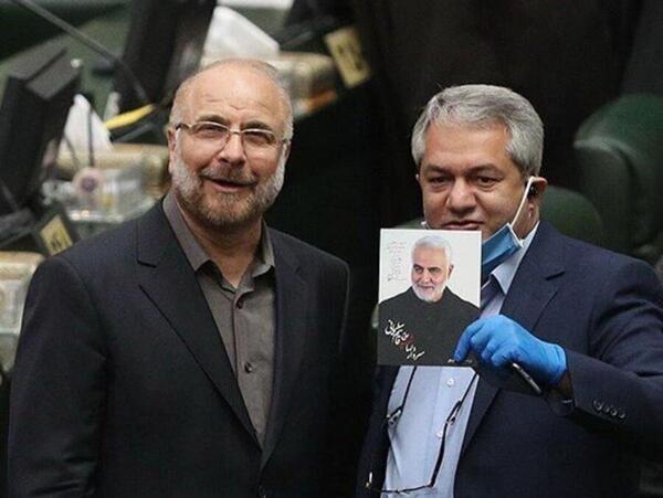 عکس خندان سردار سلیمانی