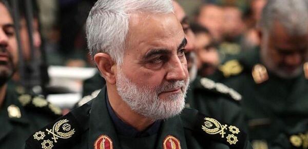 عکس خندان سردار سلیمانی