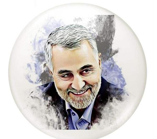 عکس خنده دار سردار سلیمانی