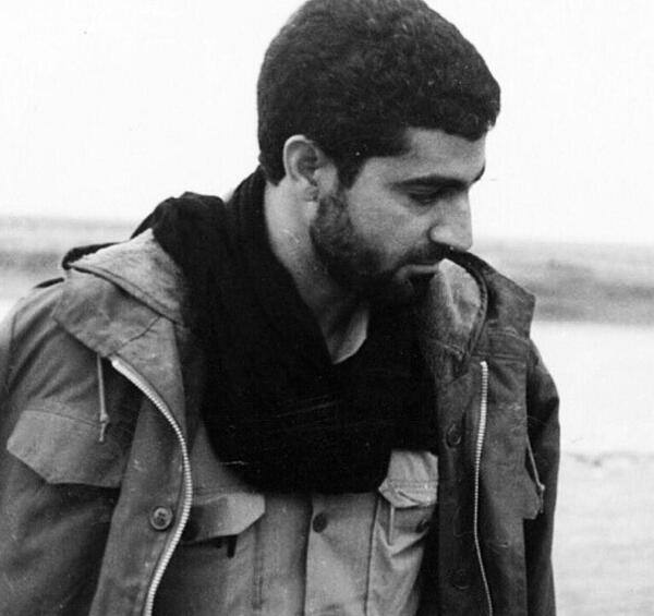 عکس سردار سلیمانی در زمان جنگ