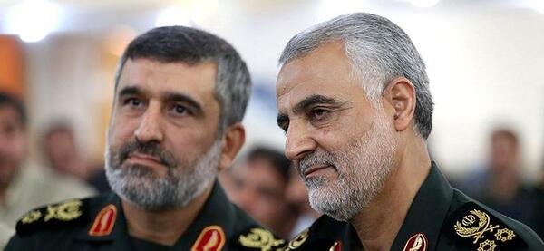 عکس سردار سلیمانی با سردار حاجی زاده