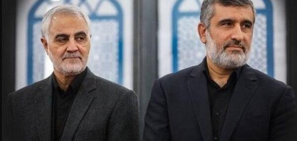 عکس سردار سلیمانی با سردار حاجی زاده