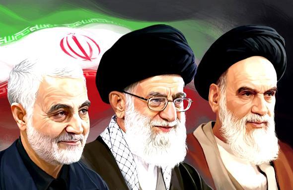 عکس سردار سلیمانی با خامنه ای