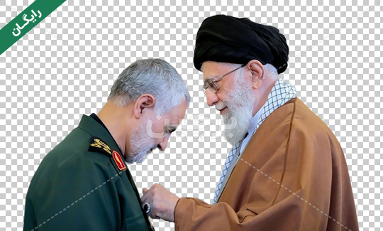 عکس سردار سلیمانی با خامنه ای