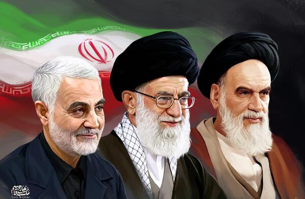 عکس سردار سلیمانی و حضرت آقا