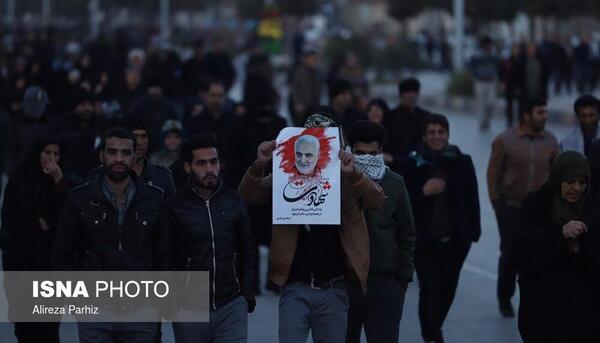 عکس تشییع جنازه سردار سلیمانی در کرمان