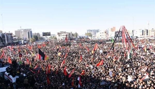عکس تشییع جنازه سردار سلیمانی در کرمان