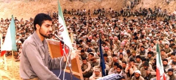 عکس جوانی سردار سلیمانی در جبهه