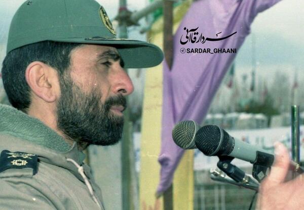 عکس جوانی سردار سلیمانی در جبهه