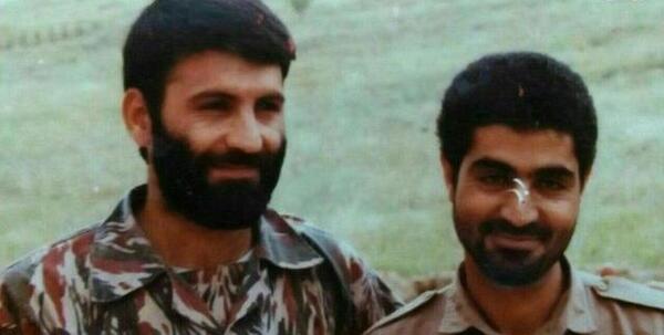 عکس جوانی سردار سلیمانی در جبهه