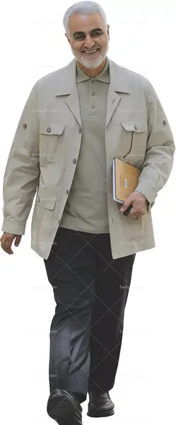 عکس سردار سلیمانی بدون پس زمینه