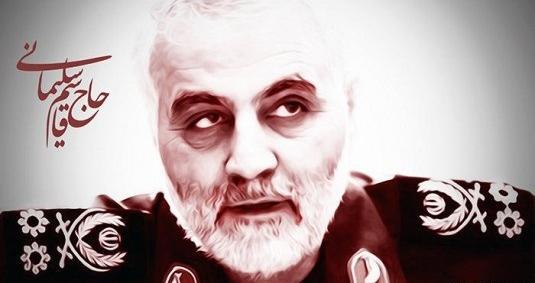 عکس نماز خواندن سردار سلیمانی پشت سر ابوبکر بغدادی