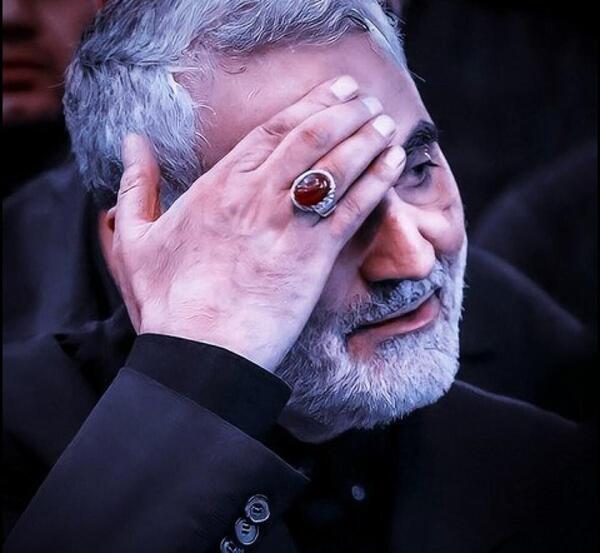 عکس از انگشتر سردار سلیمانی