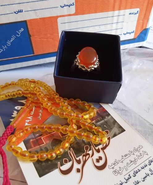 عکس از انگشتر سردار سلیمانی