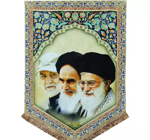 عکس امام خمینی و خامنه ای و سردار سلیمانی