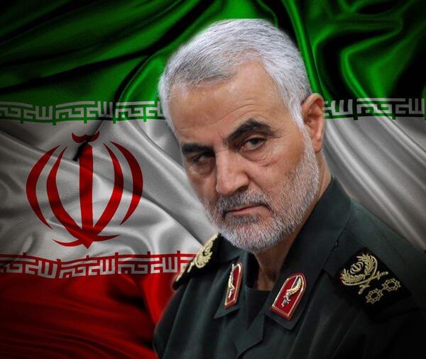 عکس پروفایل سردار سلیمانی با رهبر