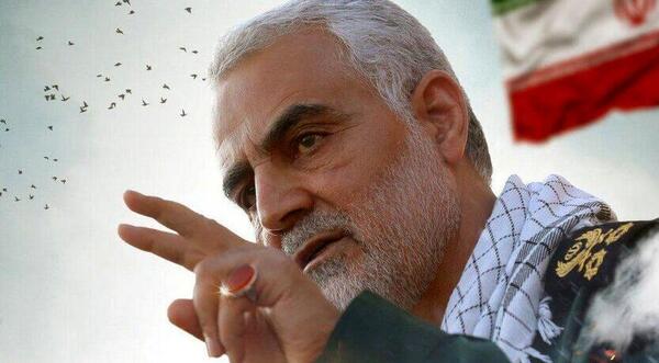 عکس سردار سلیمانی در سوریه برای پروفایل