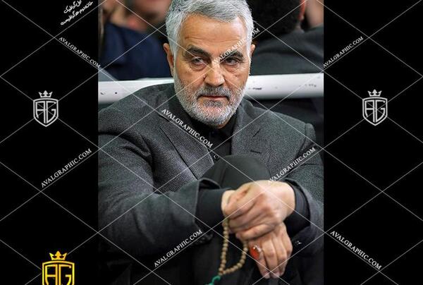 عکس با کیفیت سردار سلیمانی و رهبر