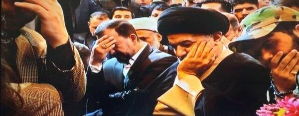 عکس نماز میت حاج قاسم سلیمانی