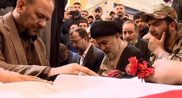 عکس نماز حاج قاسم سلیمانی