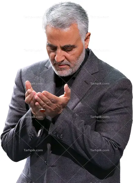 عکس نماز حاج قاسم سلیمانی