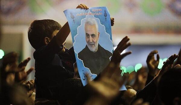 عکس از لحظه شهادت حاج قاسم سلیمانی