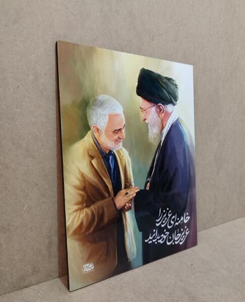 خرید قاب عکس حاج قاسم سلیمانی