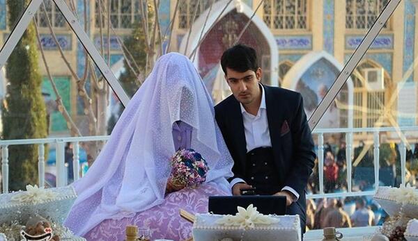 عکس عروسی حاج قاسم سلیمانی