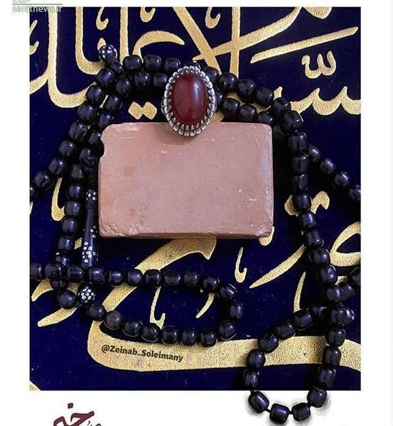عکس دست سردار حاج قاسم سلیمانی