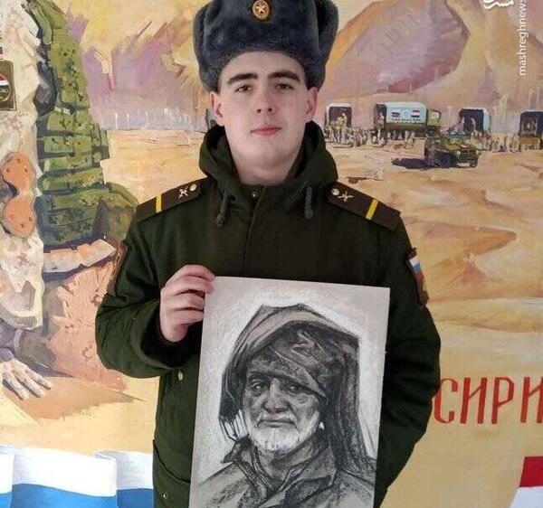 عکس سردار حاج قاسم سلیمانی برای نقاشی