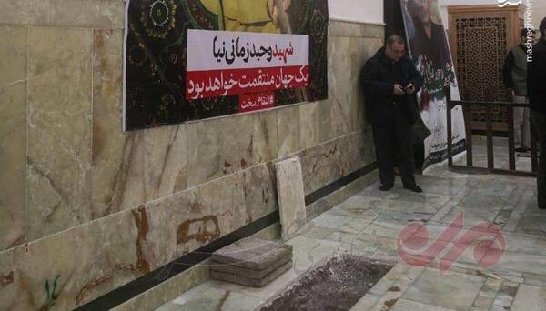 عکس تصاویر محل شهادت حاج قاسم سلیمانی