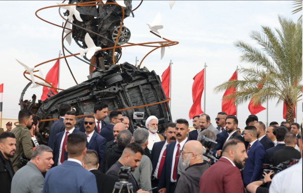 عکس تصاویر محل شهادت حاج قاسم سلیمانی