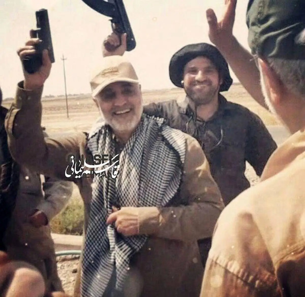 عکس تصاویر از لحظه شهادت حاج قاسم سلیمانی