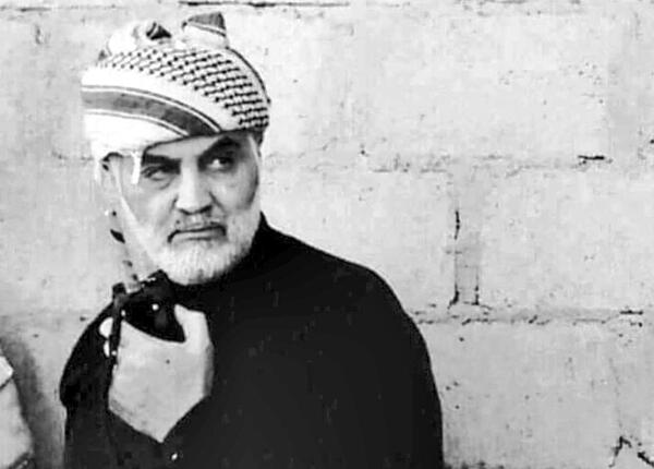 عکس سردار حاج قاسم سلیمانی برای کلیپ