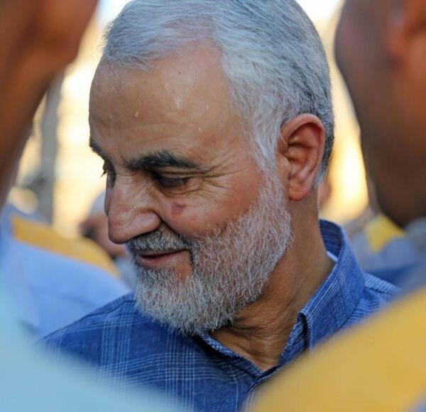 عکس بسیار زیبای حاج قاسم سلیمانی