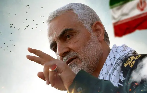 عکس بسیار زیبای حاج قاسم سلیمانی