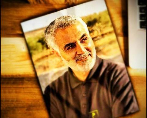 عکس بسیار زیبای حاج قاسم سلیمانی