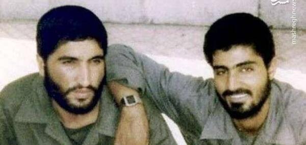 عکس حاج احمد کاظمی و حاج قاسم سلیمانی