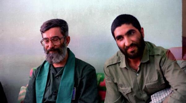 عکس حاج احمد کاظمی و حاج قاسم سلیمانی