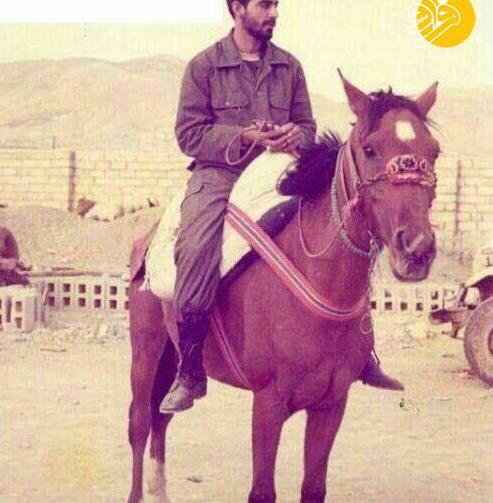 عکس از جوانی حاج قاسم سلیمانی