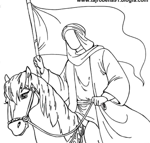 عکس از امام زمان کودکانه