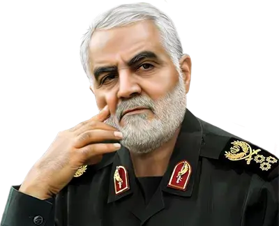 عکس از حاج قاسم سلیمانی با کیفیت