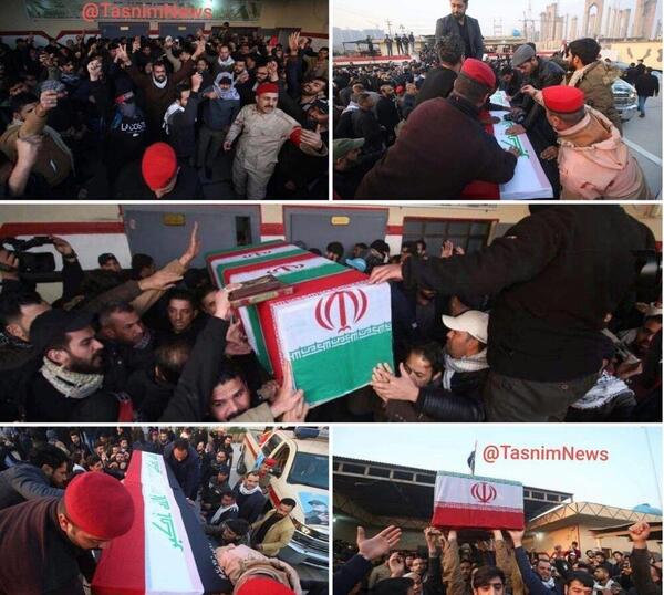 عکس جنازه سردار حاج قاسم سلیمانی