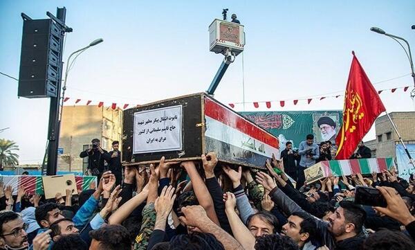 عکس جنازه شهید حاج قاسم سلیمانی