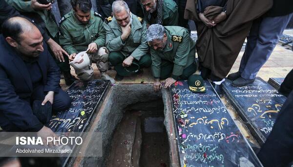 عکس جنازه شهید حاج قاسم سلیمانی