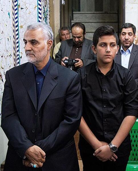 عکس حاج قاسم سلیمانی در جنگ با داعش