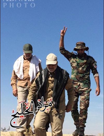 عکس حاج قاسم سلیمانی در جنگ با داعش