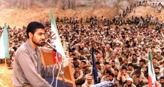 عکس حاج قاسم سلیمانی در میدان جنگ